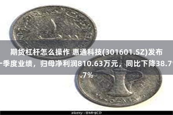 期货杠杆怎么操作 惠通科技(301601.SZ)发布一季度业绩，归母净利润810.63万元，同比下降38.7%